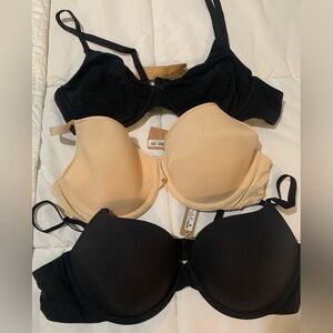 SKIMS Black and Nude Bras